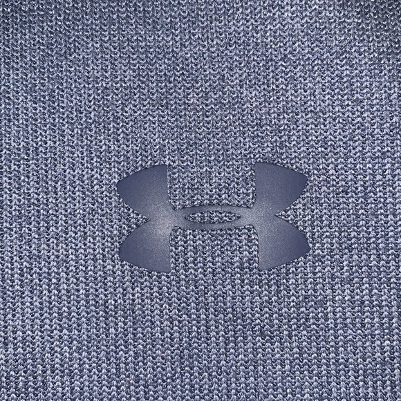 Under Armour Size XL Quarter Zip Navy Blue Sweater. Excellent condition - Picture 4 of 16
